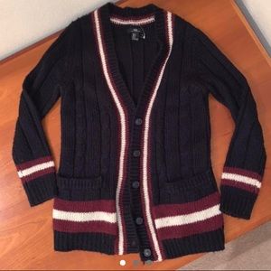 Cable Knit Button Up Soft Cardigan